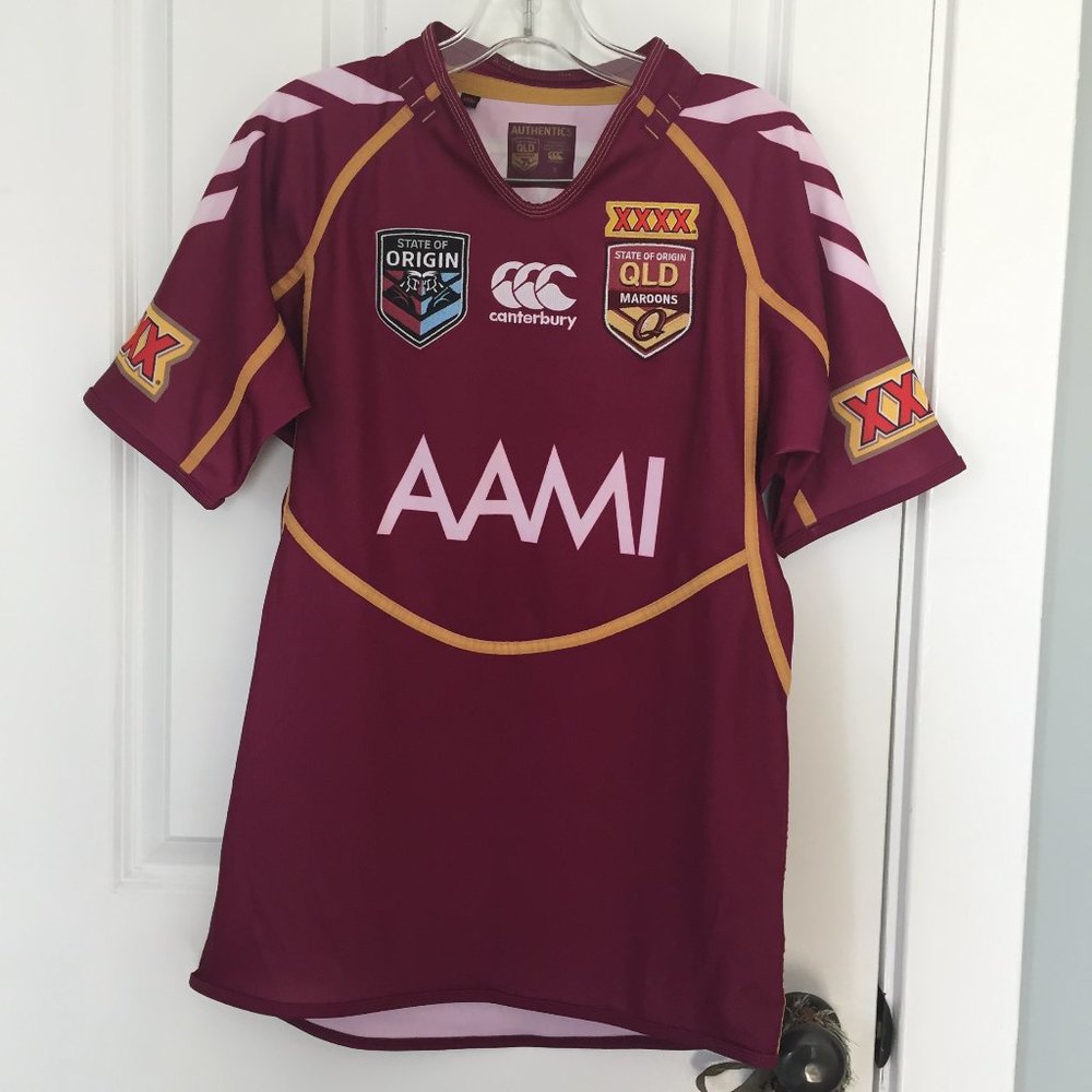 Canterbury QLD Maroons Rugby Jersey Size Small